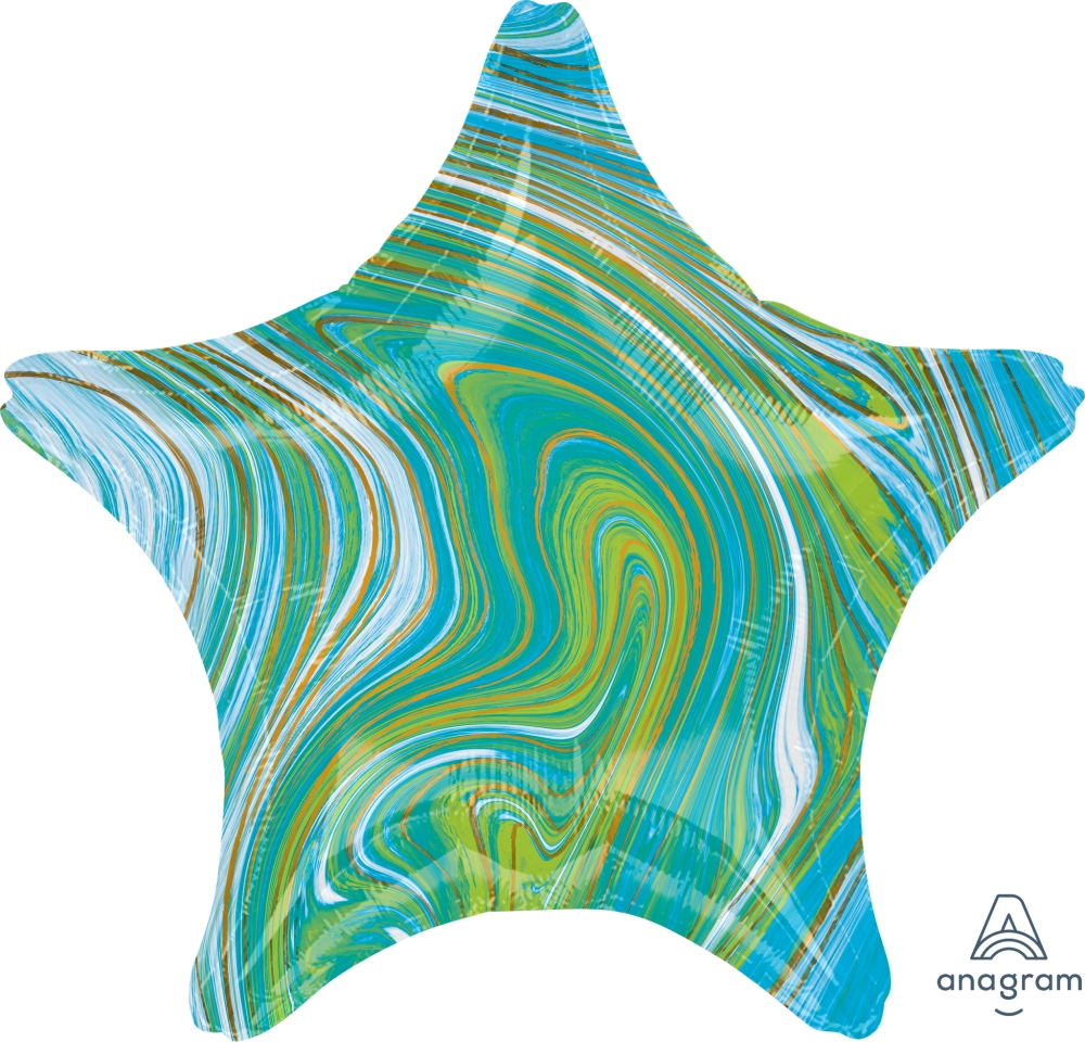 [Anagram]은박별 19인치 마블즈 블루그린