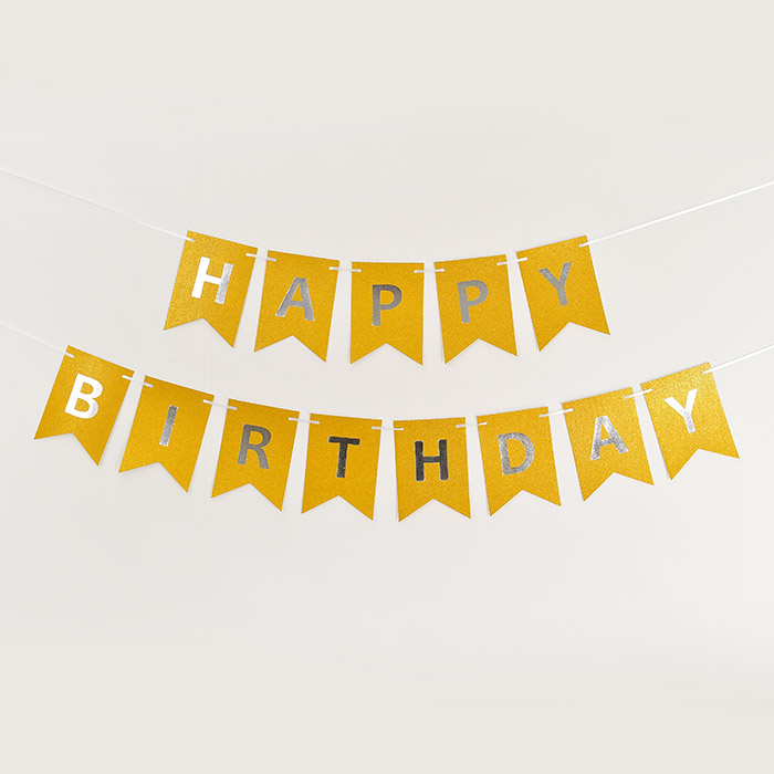 글리터 생일파티가랜드 골드 [1+1 증정행사]