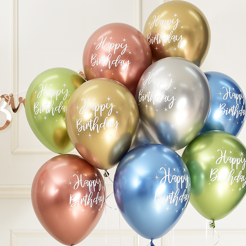 [셈퍼텍스] 30cm 리플렉스 생일 5색혼합 [25입]