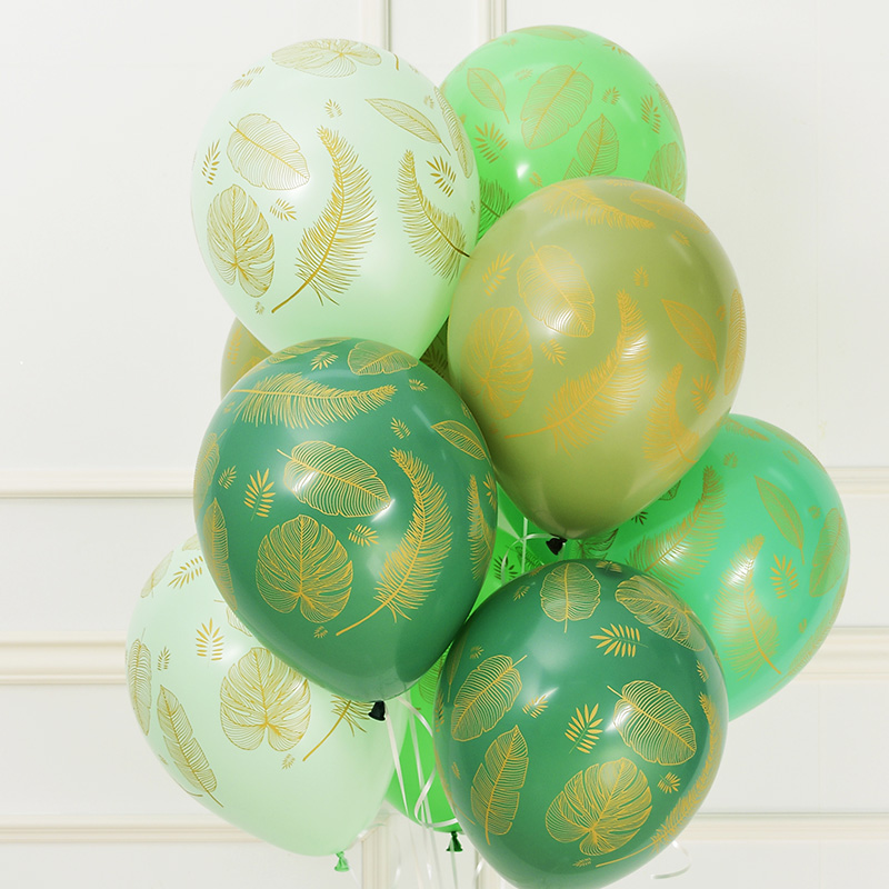 [셈퍼텍스] 30cm 트로피칼리프 5색혼합 [50입]