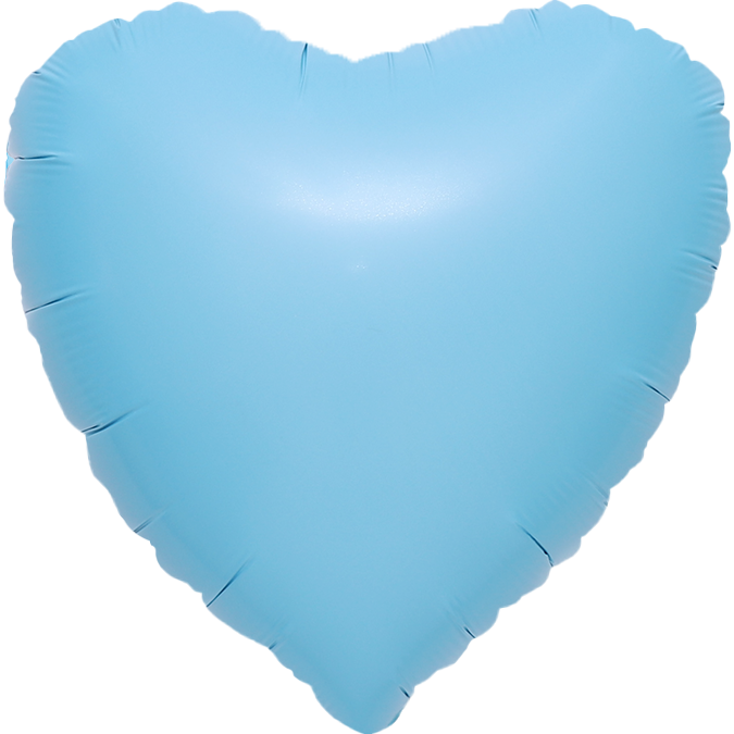 [GRABO]은박하트 마카롱 블루 18인치 [5장 한팩]