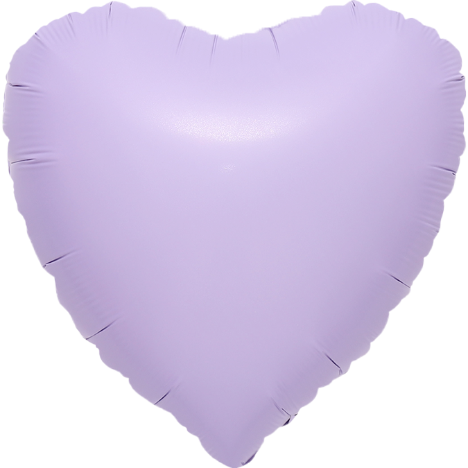 [GRABO]은박하트 마카롱 라일락 18인치 [5장 한팩]