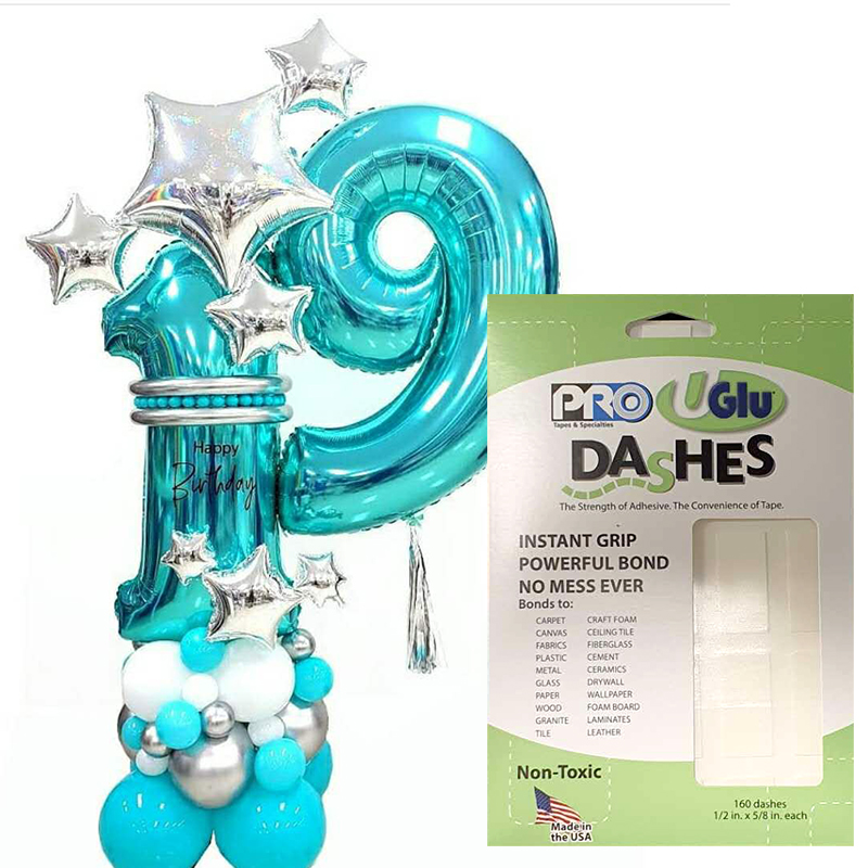 유글루 풍선아트용 강력양면테잎 [160개입] 미국정품