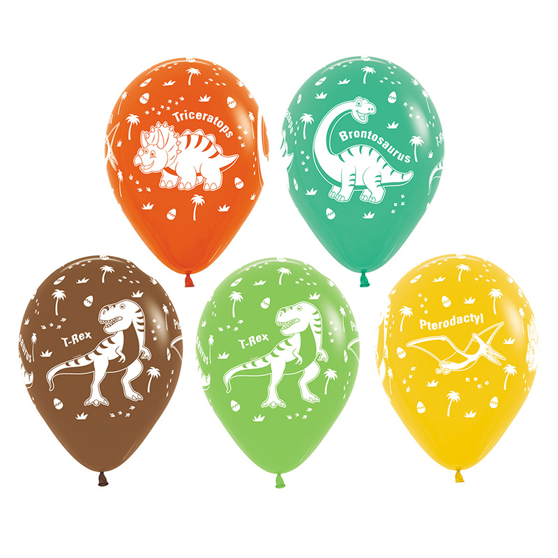 [셈퍼텍스] 30cm 다이노사우루스 5색혼합 [50입]