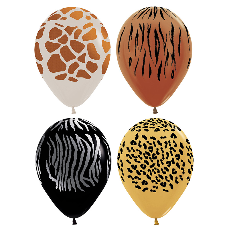 [셈퍼텍스] 30cm 애니멀프린팅 [25입]