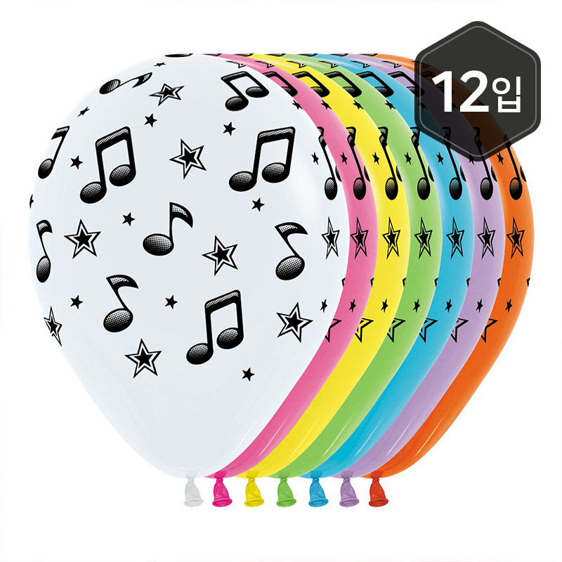 [셈퍼텍스] 30cm 뮤직어라운드 [12입] 소포장