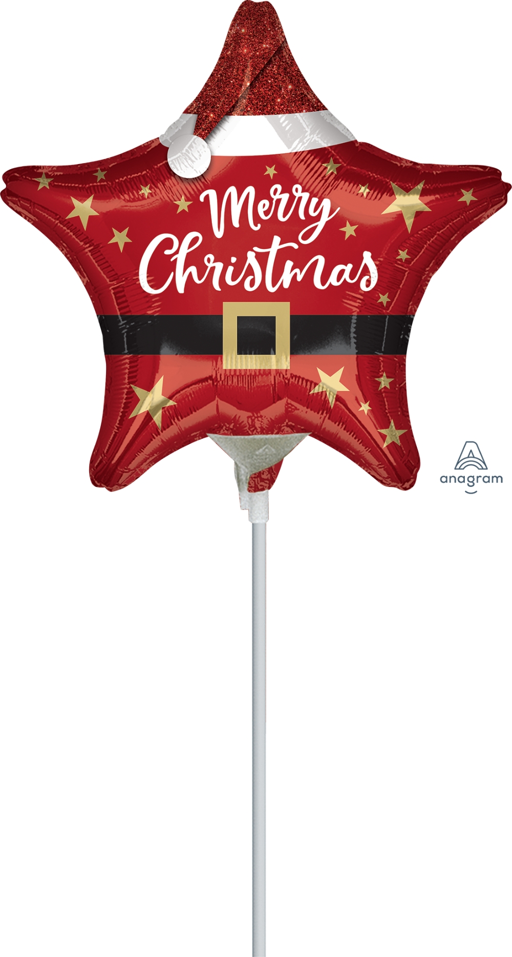 [Anagram]은박 미니쉐입 산타 크리스마스스타 [10장한팩]