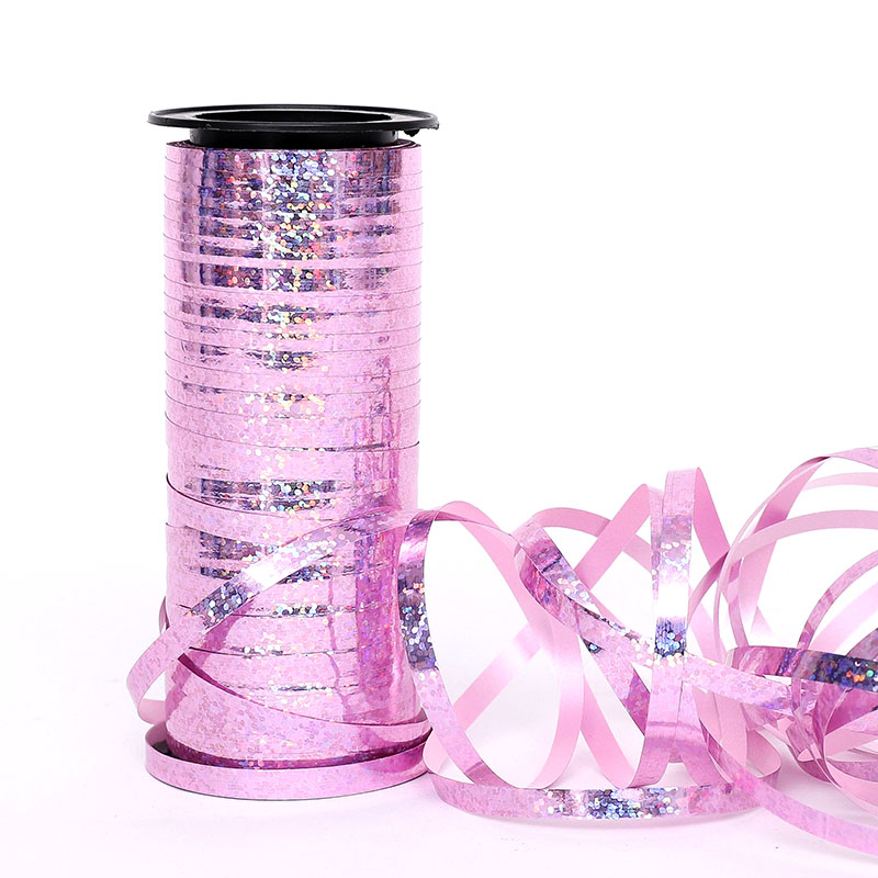 컬링리본 90m [홀로그램 핑크]