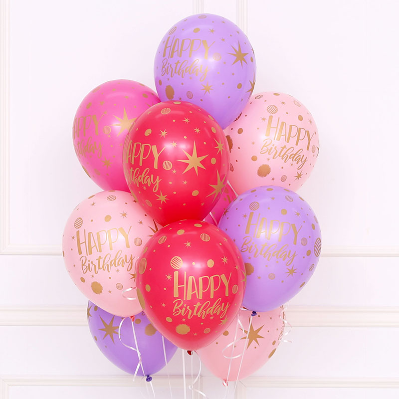 [셈퍼텍스] 30cm 걸스데이 생일 4색혼합 [50입]