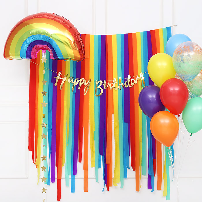 파티스트리머 데코세트 6P [레인보우]