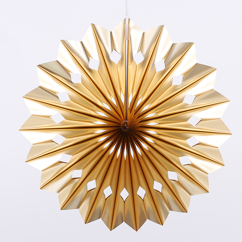 메탈릭팬 30cm 골드 [1+1 증정행사]