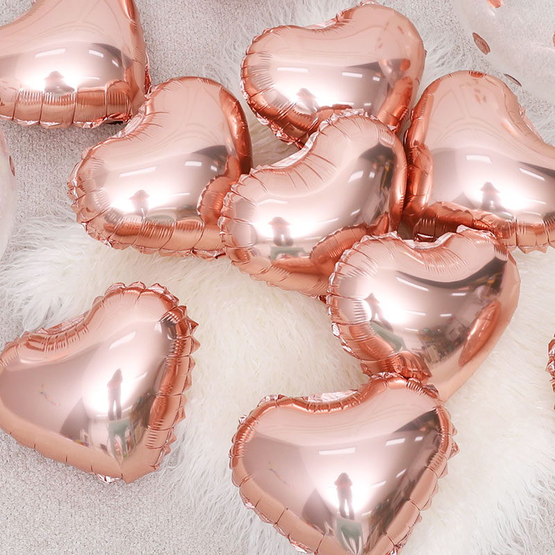 은박하트 10인치 로즈골드 [50장한팩] 자동실링