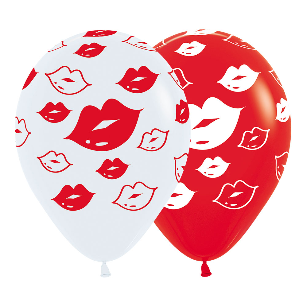 [셈퍼텍스] 30cm 키세스 레드앤화이트 [50입] 1+1증정행사 한봉사면한봉더