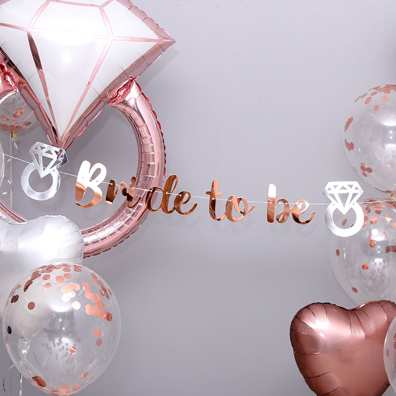 [조이파티] 캘리그래피가랜드 Bride to be 로즈골드