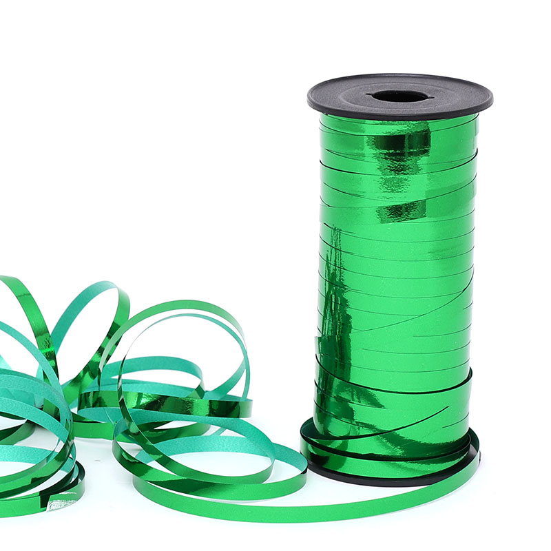 컬링리본 메탈릭 그린 90m