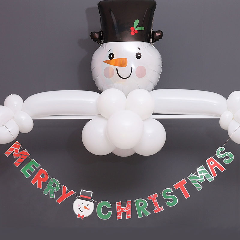 [조이파티] 크리스마스 레터배너 스노우맨