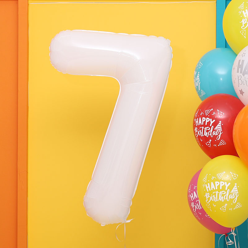 숫자은박 대 화이트 7 [10입]