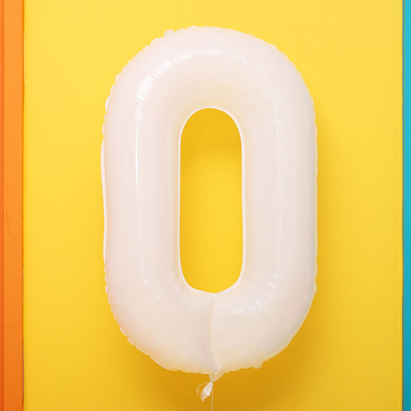 숫자은박 대 화이트 0 [10입]
