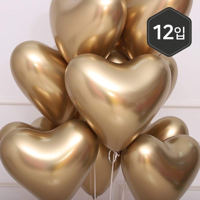 [셈퍼텍스] 하트 35cm 리플렉스골드 (970) [12입]