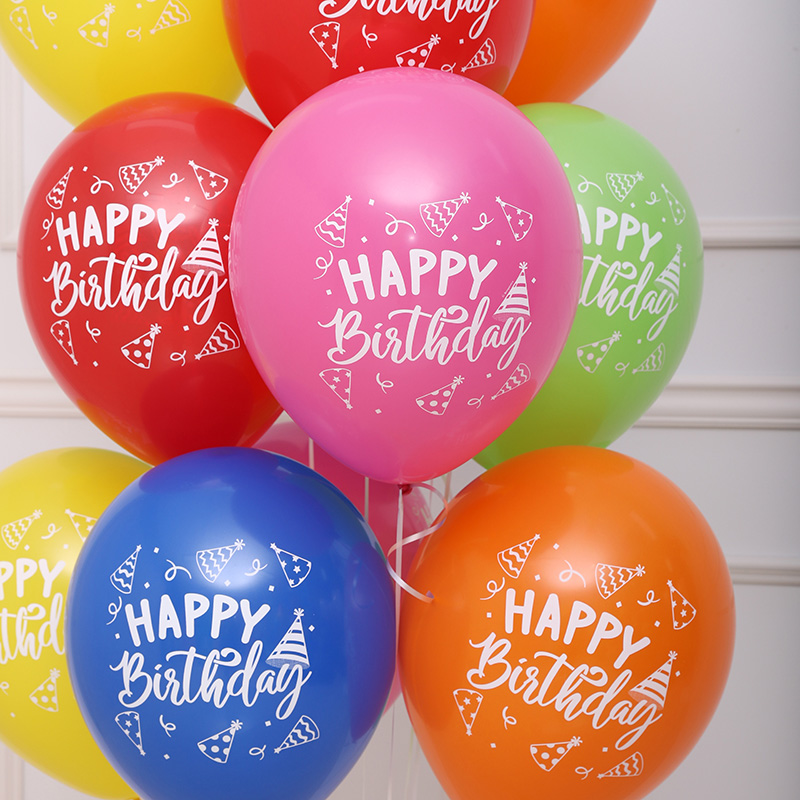 [셈퍼텍스] 30cm 생일고깔 혼합 [50입]