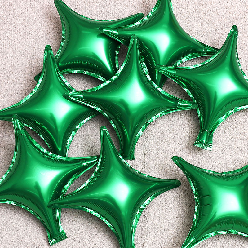 은박별 사각 10인치 그린 [50장한팩]