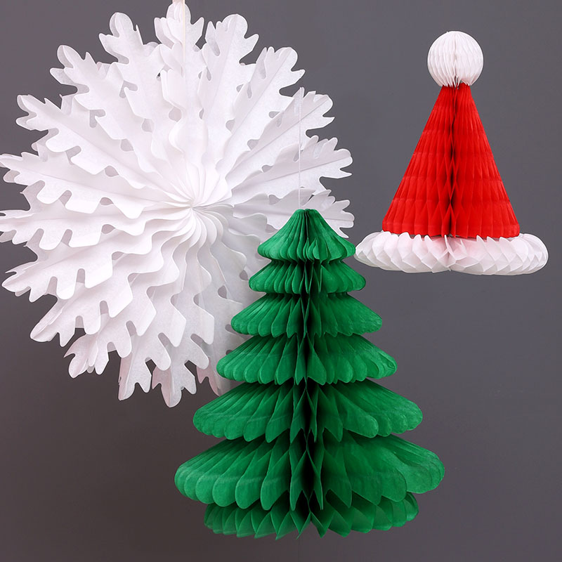 크리스마스 행잉데코 3종세트 [트리/산타모자/설정]