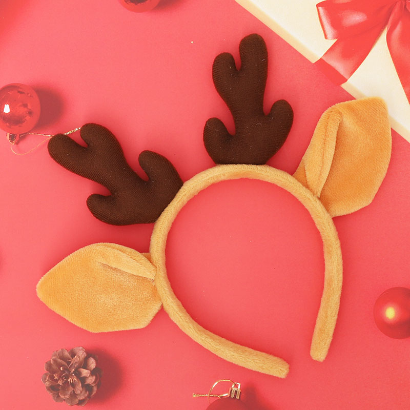 럭셔리 루돌프머리띠 브라운 [낱개]