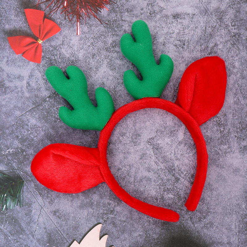 럭셔리 루돌프머리띠 레드 [낱개]