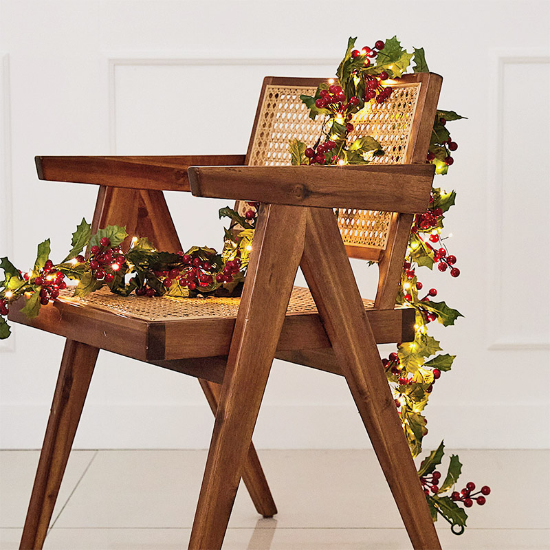 크리스마스 리프열매가랜드 1.8m