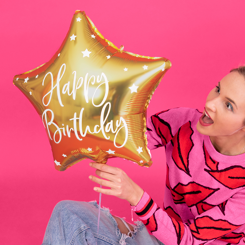 [파티데코]은박 생일별 골드 [40cm]