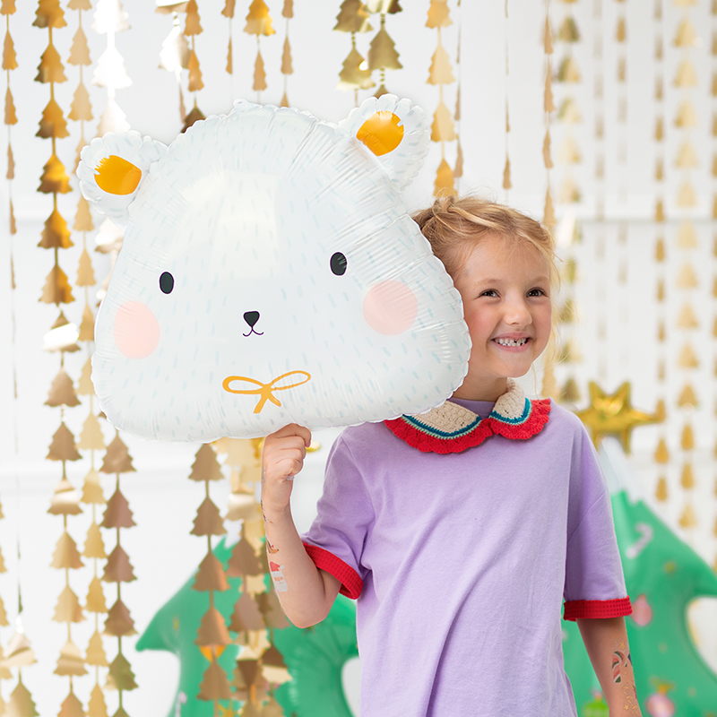 [파티데코]은박 폴라베어 [51*45cm]