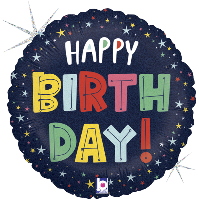 [GRABO]은박 벌스데이칼라풀스타 18인치