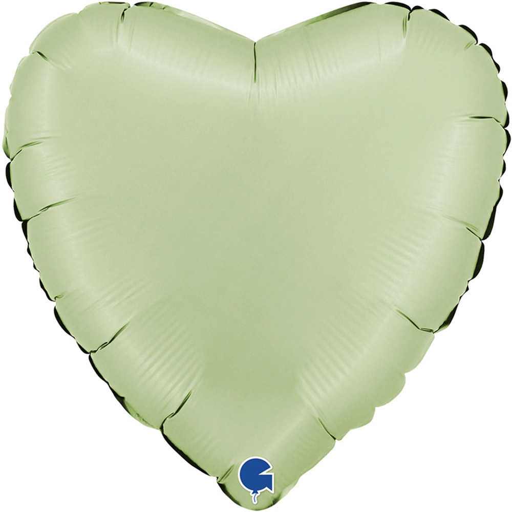 [GRABO]은박하트 올리브그린 18인치 [5장 한팩]