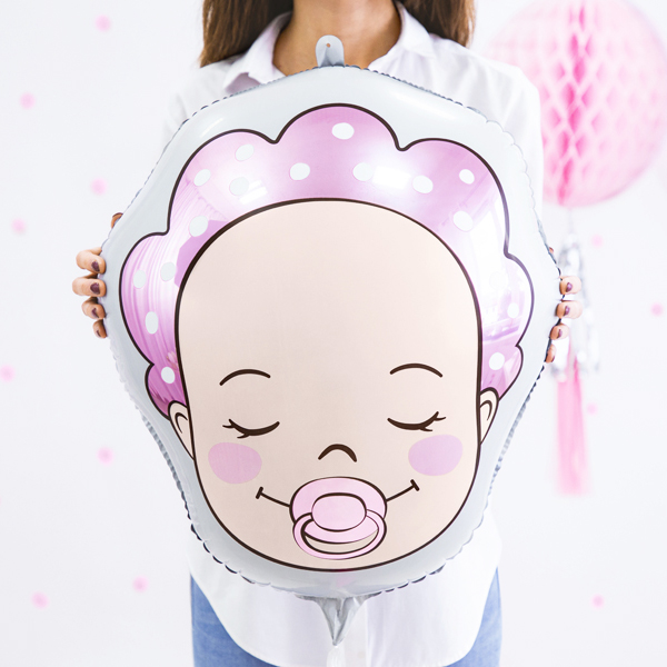 [파티데코] 은박 베이비걸 [40*45cm]