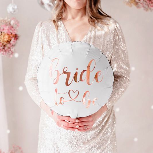 [파티데코] 은박 Bride to be 18인치 라운드 [원팩포장]