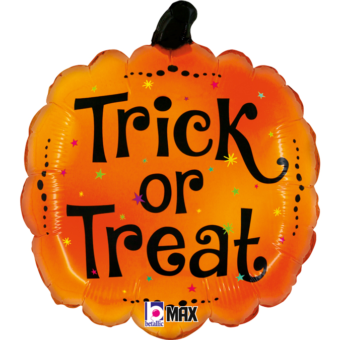 [GRABO]은박 할로윈 Trick or Treat 펌프킨 18인치