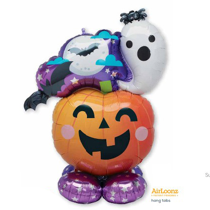 [Anagram] 스탠딩에어벌룬 펀앤스푸키 고스트앤펌프킨 134cm [1+1증정행사]