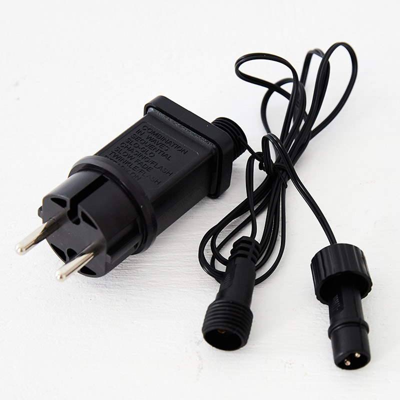 LED지네전구 200P 전용플러그 [조절기일체형] (색상랜덤)