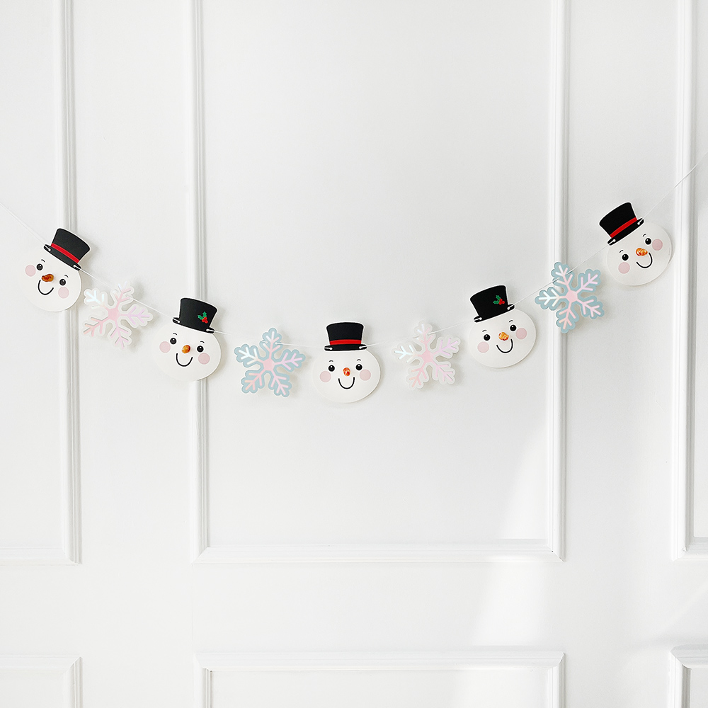 [조이파티] 가랜드 당근코눈사람 