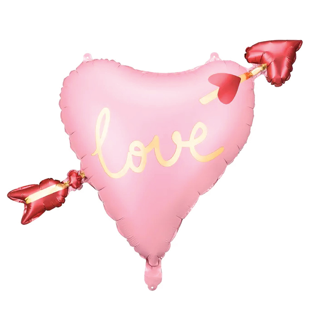 [파티데코]은박 큐피트하트 [66*48cm]