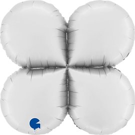 [GRABO]은박베이스 라운드 화이트 26인치 55*55cm
