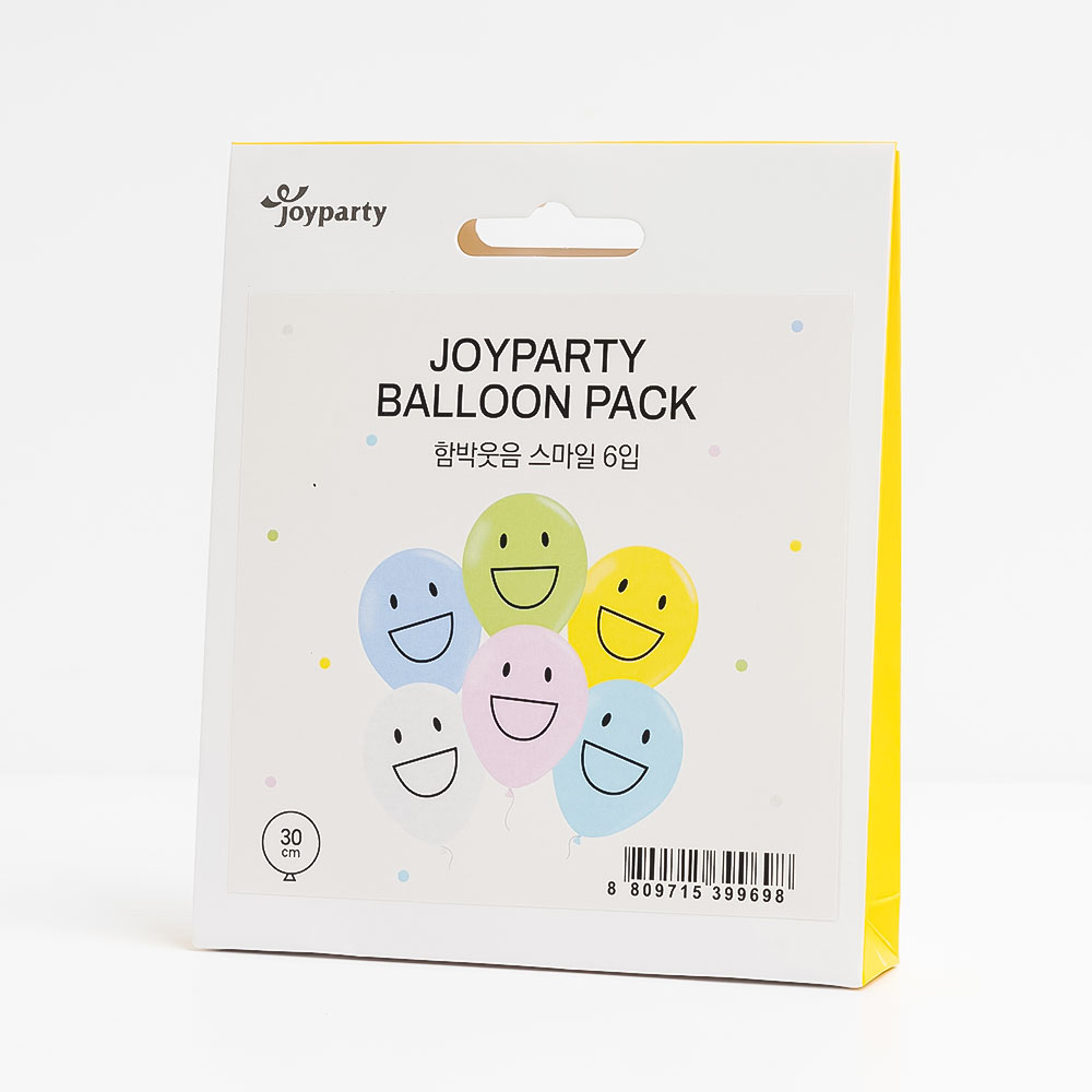 [조이파티 벌룬팩] 함박웃음 스마일 6입