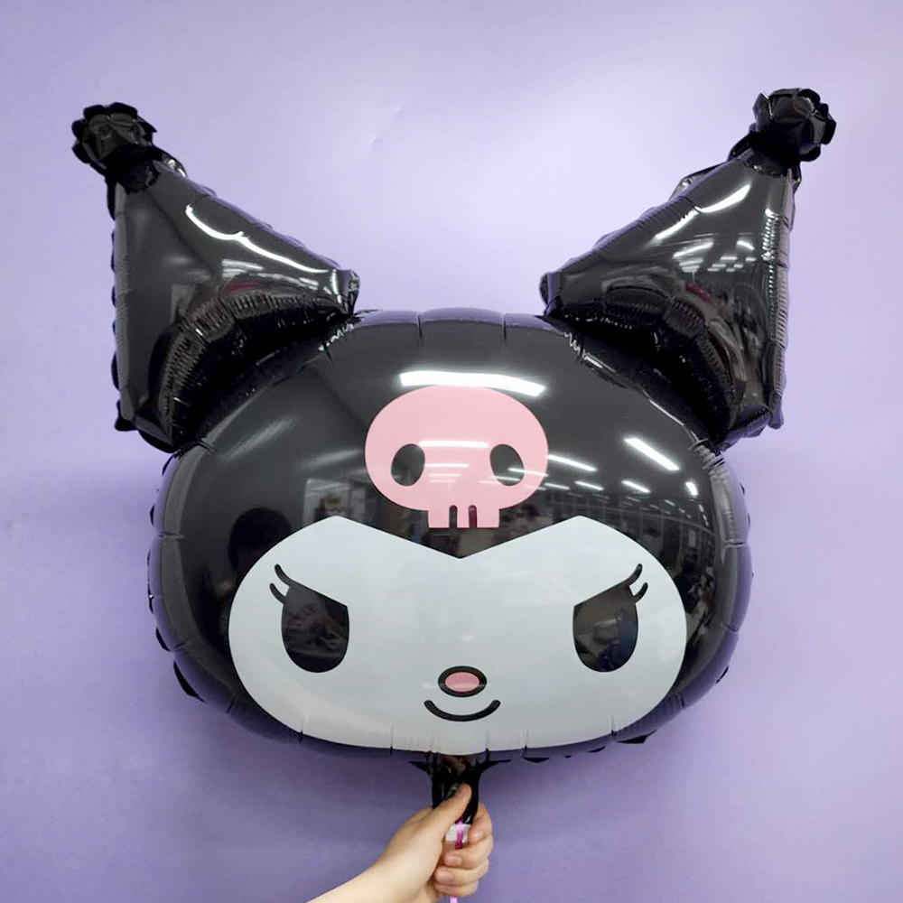 [국산]쿠로미 슈퍼쉐입 산리오라이센스정품 [한국산] 10장한팩 불었을때 가로세로 약 60cm