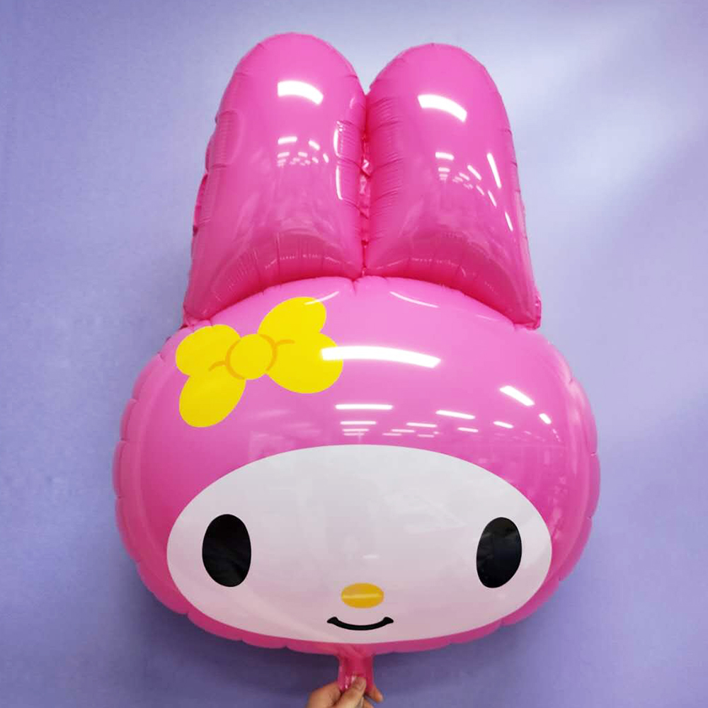 [국산]마이멜로디 슈퍼쉐입 산리오라이센스정품 [한국산] 10장한팩 불었을때 높이 약 70cm