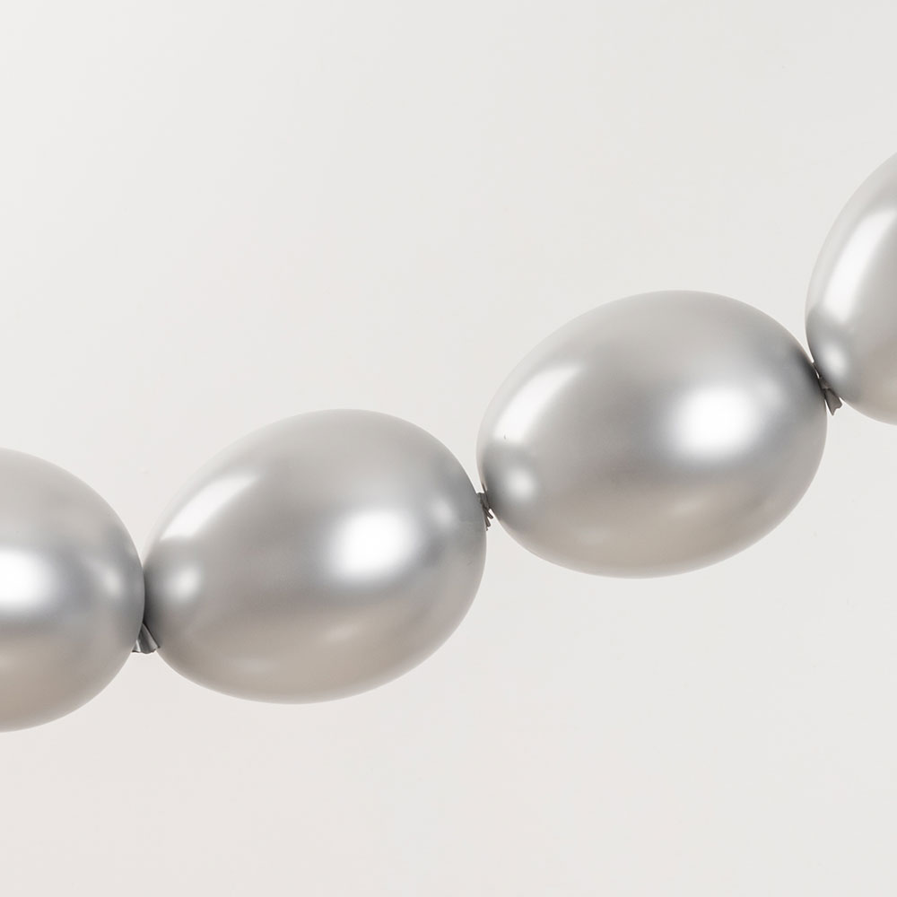 [조이벌룬] 링커 30cm 메탈릭플래티늄 실버(895) [50입]