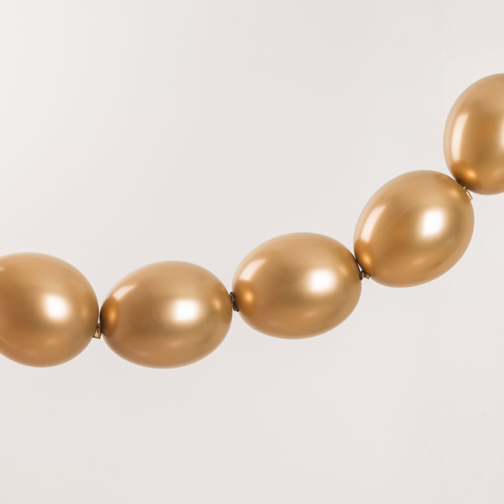 [조이벌룬] 링커 15cm 메탈릭플래티늄 골드(849) [100입]