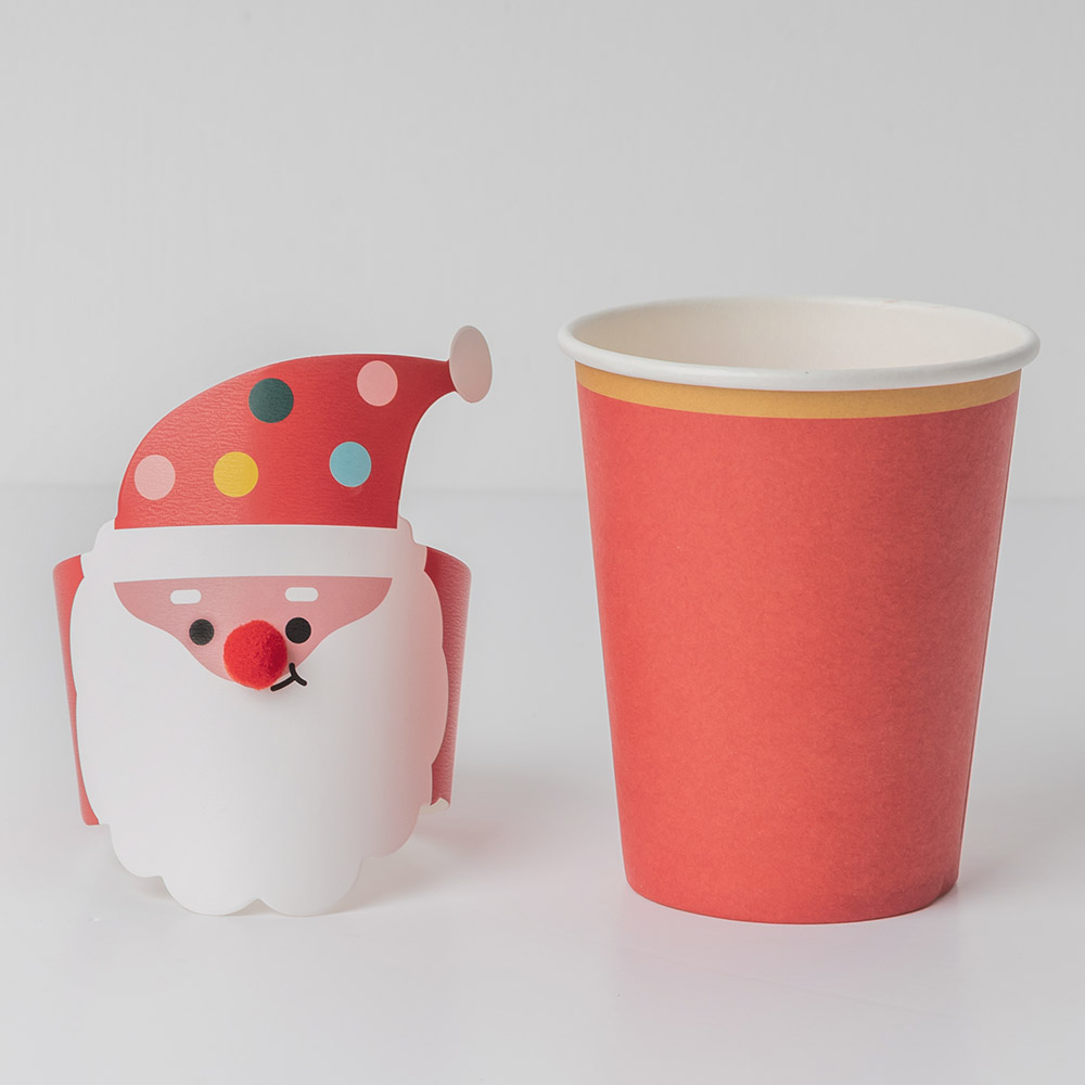 [조이파티]크리스마스 파티컵 산타 6입