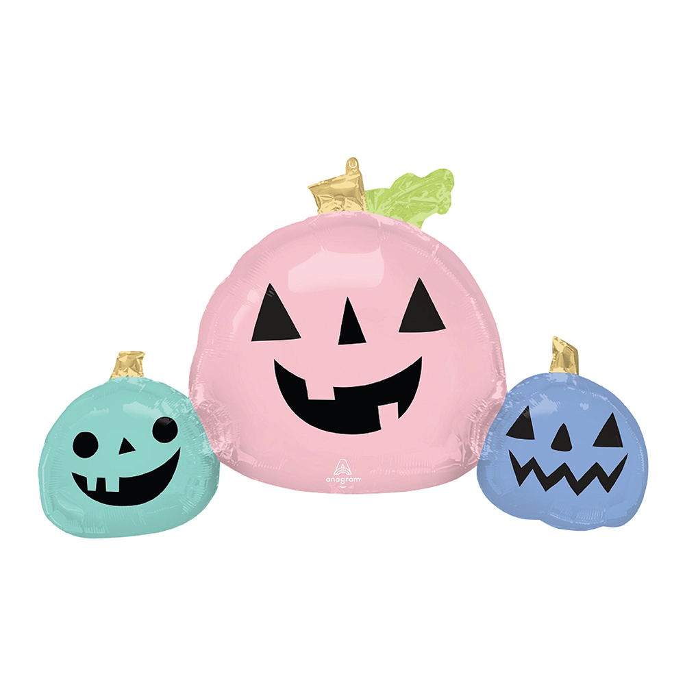 [Anagram]할로윈은박 파스텔할로윈펌프킨스 슈퍼쉐입 88*55cm [1+1 증정행사]