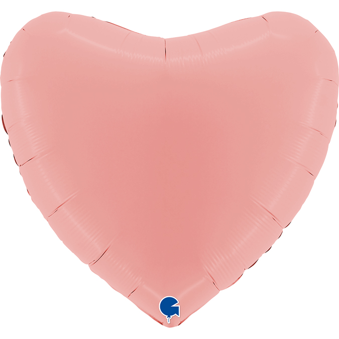 [GRABO]은박하트 36인치 파스텔매트핑크