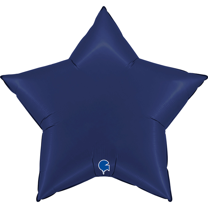 [GRABO]은박별 36인치 새틴 네이비블루